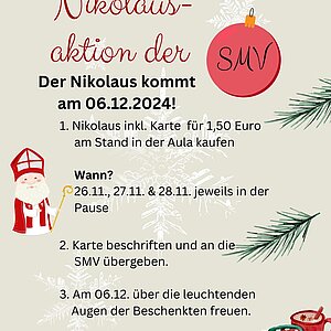 Die SMV holt den Nikolaus an die WSALP! 🙂