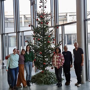 🎄✨ Unser Weihnachtsbaum erstrahlt wieder! ✨🎄

Heute haben einige unserer Kolleginnen und Kollegen bei der alljährlichen...